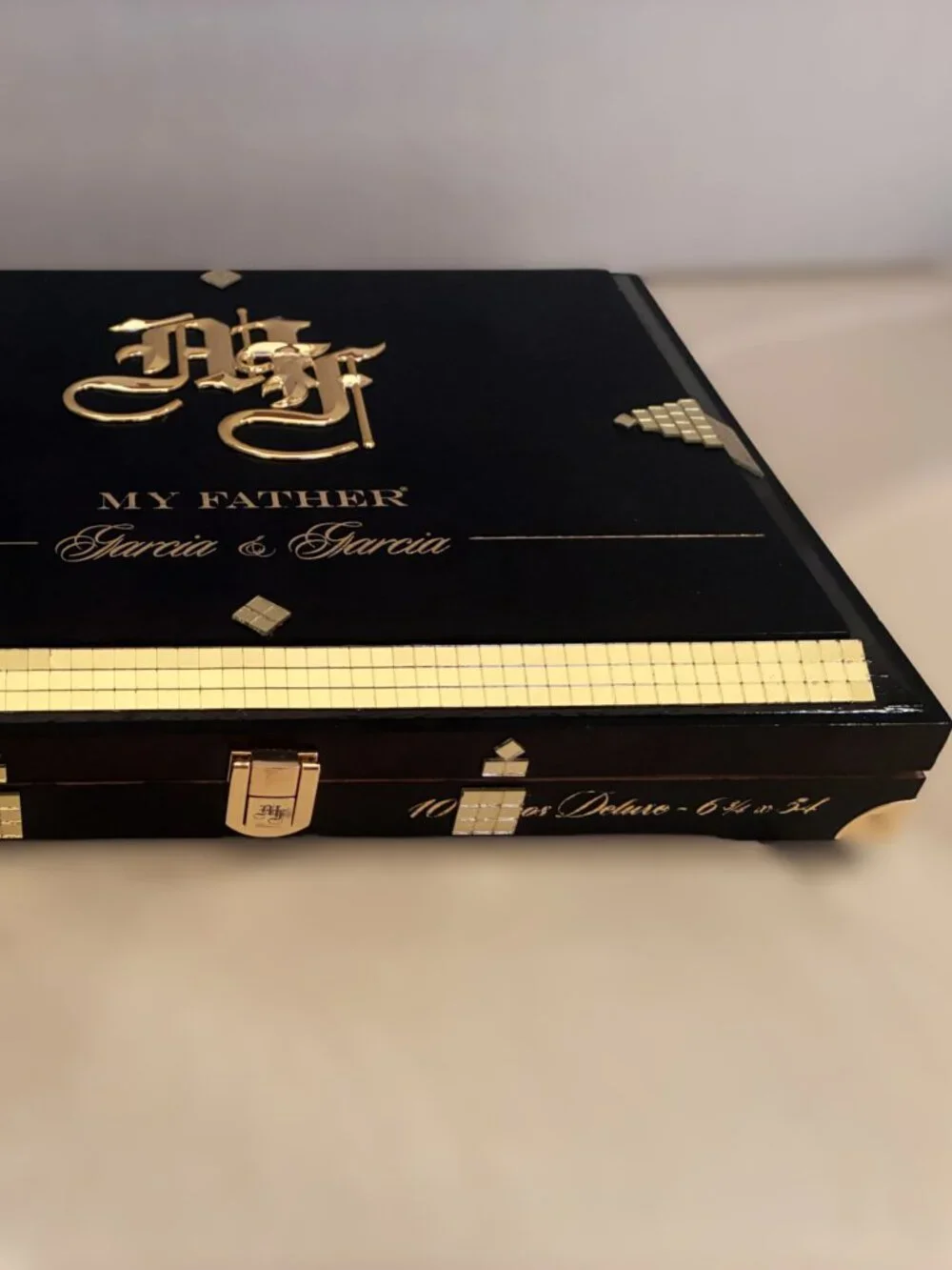 SUEÑOS de SAUNDRA Upcycled, Artful Storage, Extremely RARE, My Father, Cigar Box